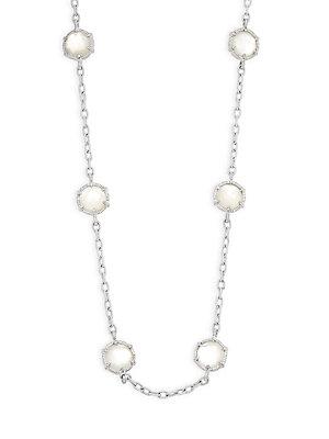 Judith Ripka Sterling Silver Chain Necklace