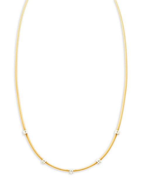 Marco Bicego 18k Gold & Diamond Collar Necklace