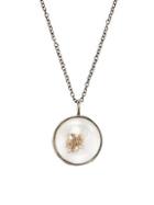 Adornia Fine Jewelry Georgina Champagne Diamond And Silver Shaker Pendant Necklace
