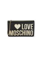 Love Moschino Printed Faux Leather Crossbody Bag