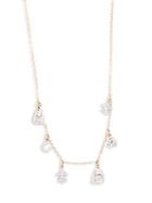Mary Louise Designs Cubic Zirconia And Sterling Silver Chain Necklace