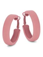Ava & Aiden Rubberized Hoop Earrings