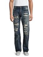 Cult Of Individuality Rebel Straight-fit Distressed Jeans