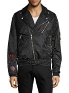 Cult Of Individuality Graphic Moto Jacket