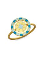 Legend Amrapali Holi 18k Gold Cutout Circle Ring