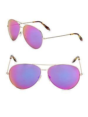 Victoria Beckham 64mm Aviator Sunglasses