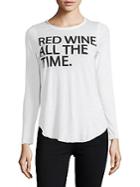 Chaser Red Wine Long-sleeve Tee