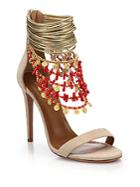 Aquazzura Queen Of The Nile Embellished Sandals
