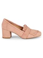 Kenneth Cole Reaction Michelle Suede Kiltie-top Loafers