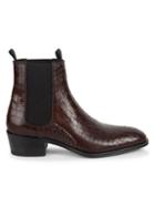 Giuseppe Zanotti Croc-embossed Leather Boots