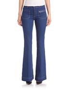 Stella Mccartney Zip Pocket Flare Jeans
