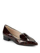 Cole Haan Dellora Leather Smoking Flats