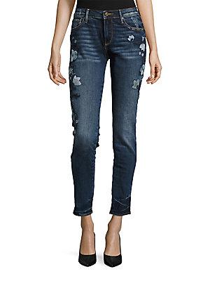 Driftwood Marylin Floral Embroidered Jeans