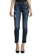 Driftwood Marylin Floral Embroidered Jeans