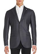 Lubiam Checked Wool Sportcoat
