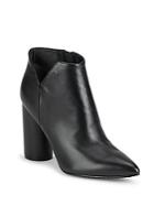 Sigerson Morrison Point Toe Leather Ankle Boots