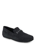 Tod's Suede Bit Loafers