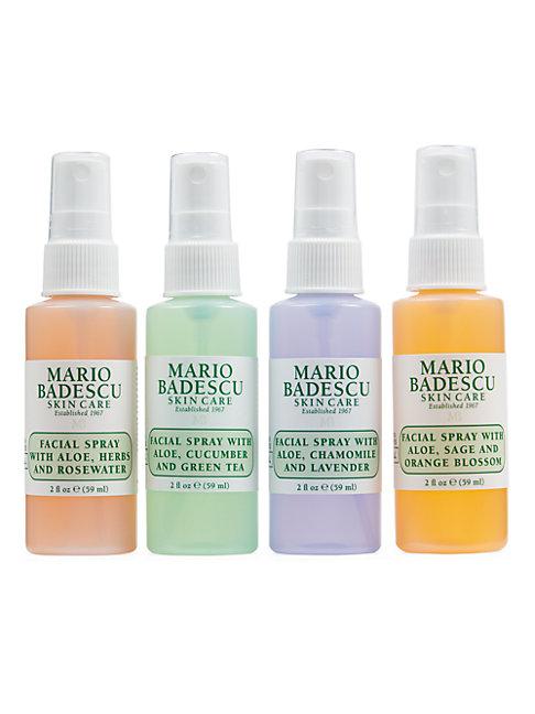 Mario Badescu Mini Mist Collection 4-piece Facial Spray Set