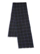 Saks Fifth Avenue Made In Italy Plaid Scarf