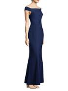 Laundry By Shelli Segal Matte Crepe Mermaid Gown