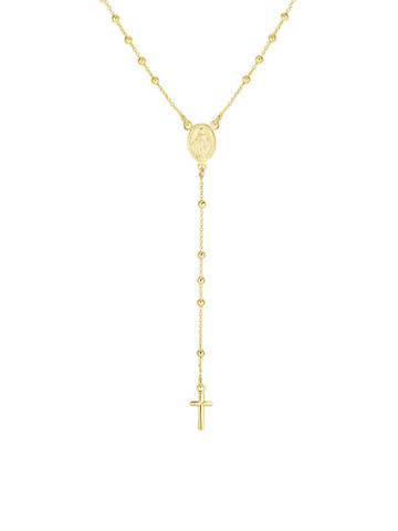 Chloe & Madison 18k Goldplated Sterling Silver Rosary