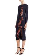 Cinq Sept Lexi Embroidered Floral Dress