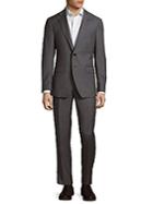 Saks Fifth Avenue Made In Italy Buttoned Wool Suit