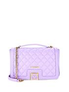 Love Moschino Quilted Flap Faux Leather Shoulder Bag