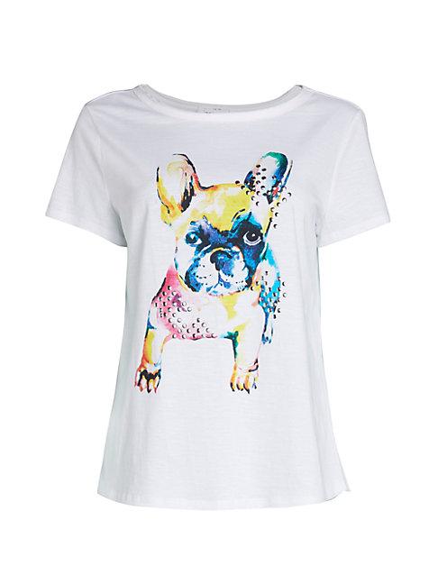 For The Republic Rainbow Frenchie Dog T-shirt