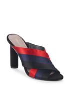 Diane Von Furstenberg Emily Striped Crisscross Sandals