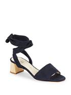 Bettye Muller Leather Block-heel Sandals