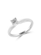 Effy Bridal 14k White Gold & Diamond Solitaire Ring