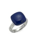 John Hardy Bamboo Sterling Silver & Lapis Lazuli Ring