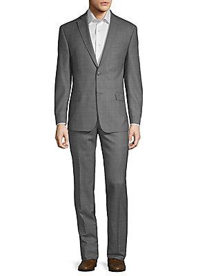 Michael Kors Two-piece Check Wool Suit