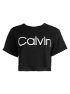 Calvin Klein Performance Logo Cropped T-shirt
