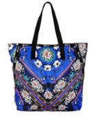 Lesportsac Collette Expandable Floral Print Ripstop Tote