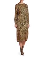 Andamane Beulah Leopard-print Midi Dress
