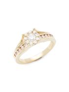 Effy 14k Yellow Gold & White Diamond Ring