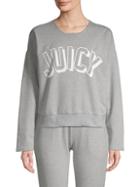 Juicy By Juicy Couture Graphic Heathered Pullover