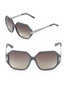 Linda Farrow Luxe 58mm Square Sunglasses