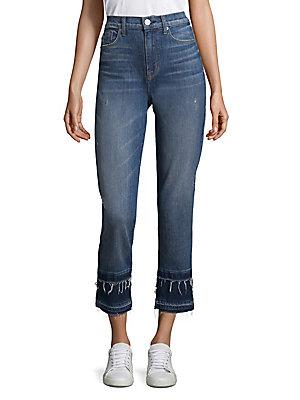 Hudson Zoeey High-rise Straight Cropped Jeans