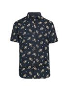 Ben Sherman Floral-print Short-sleeve Shirt
