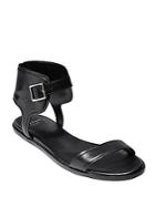 Cole Haan Barra Ankle Wrap Leather Sandals