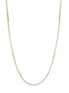 Saks Fifth Avenue 14k Yellow Gold Box Chain Necklace/16 X 0.90mm