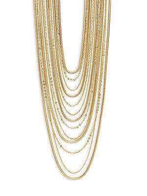 Saks Fifth Avenue Multi-strand Chain Necklace