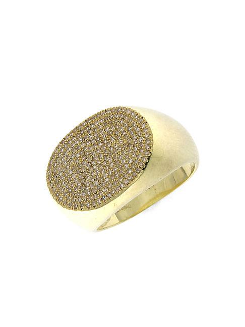 Meira T 14k Yellow Gold & Diamond Ring