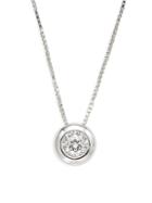 Saks Fifth Avenue 18k White Gold & Diamond Pendant Necklace