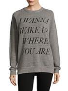 Chrldr Wake-up Graphic Pullover
