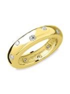 Sterling Forever 14k Gold Vermeil Sterling Silver & Crystal Etoile Ring