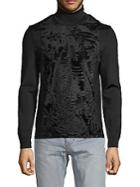 Valentino Long-sleeve Textured Sweater